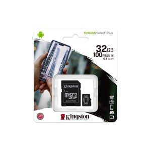 Карта пам'яті MicroSDHC Kingston Canvas Select Plus 32Gb class 10 А1 SDCS2/32GB