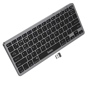 Клавіатура HOCO GM32 Wisdom wireless dual-mode keyboard Black 6942007631303