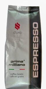 Кава в зернах Espresso Milliano D*ORO 1 кг 80/20