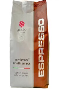 Кава в зернах Prima Milliano Gusto Crema 1 кг 70/30