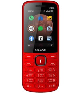 Мобiльний телефон Nomi i2403 Dual Sim Red