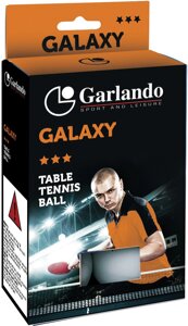 М'ячі для настільного тенісу 6 шт. Garlando Galaxy 3 Stars (2C4-119)