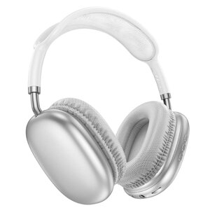 Навушники BOROFONE BO22 Plus Elegant BT headphones Silver 6941991115202