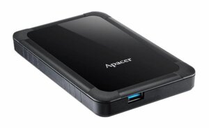 Портативний зовнішній жорсткий диск 2.5 Apacer USB 3.1 AC532 1TB, колір чорний AP1TBAC532B-1