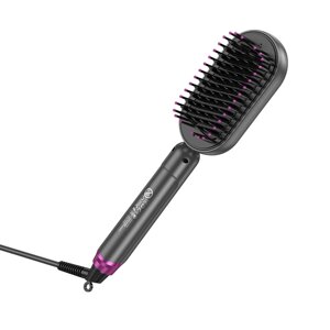 Гребінець для випрямлення волосся з цифровим дисплеєм HOCO HP44 Electric straightening hair comb with digital