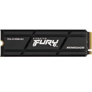 Твердотілий накопичувач SSD M. 2 Kingston FURY Renegade with Heatsink 4TB 2280 NVMe PCIe Gen 4.0 x4 3D TLC NAND