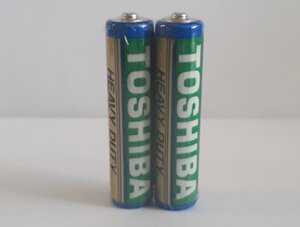 Батарейка Toshiba R 3 коробка 1x2 шт