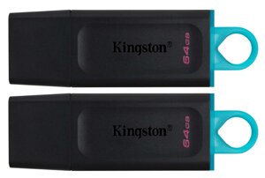 Flash Drive Kingston DT Exodia 64GB USB 3.2 Black/White - 2P
