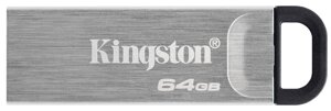 Flash Drives Kingston DataTraveler Kyson 64GB USB 3.2 (DTKN/64GB) Silver/Black