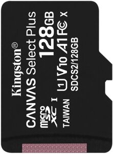 Карта пам'яті Kingston microSDXC 128Gb Canvas Select+ A1 (R100/W85)