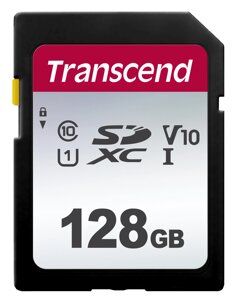 Карта пам'яті transcend SDXC 128GB UHS-I U1 300S (TS128GSDC300S)