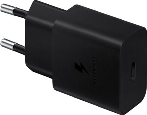 Мережевий зарядний пристрій Samsung 15W Power Adapter (w/o Cable) - Black (EP-T1510NBEGRU)