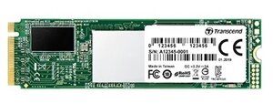 SSD накопичувач transcend MTE220S 256GB nvme M. 2 PCI-E 3D TLC (TS256GMTE220S)
