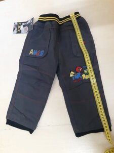 Демісезонні штани для хлопчика 1 2 роки Плащівка