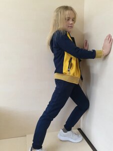 Демісезонний Підлітковий спортивний костюм для дівчинки розмір 134 140 146