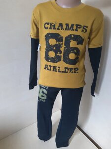 Демісезонний Спортивний костюм для хлопчика світшот штани 116 122 128
