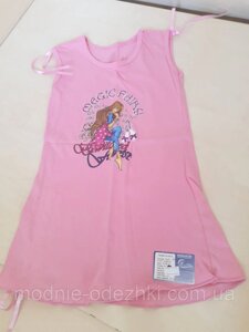 Літнє дитяче плаття сарафан для дівчинки рожевий104 110