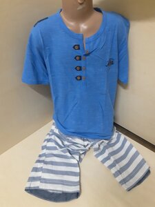 Поло футболка для хлопчика лакоста Туреччина блакитна р. 140 - 164