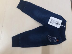Теплі Спортивні джинсові штани для хлопчика 98 104