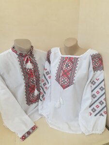 Жіноча домоткана бавовняна сорочка вишиванка Для пари р. 50 52