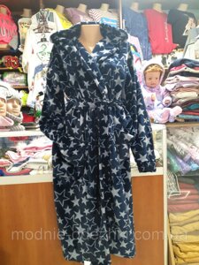 Жіночий довгий махровий халат Україна розмір 46 48 50
