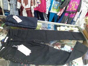 Зимові теплі джинси на флісі для дівчинки Угорщина зрост 110 116