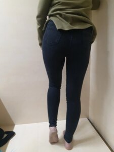 Зимові Жіночі джинси лосини джегінси на флісі розміри 42 44 46 48 L