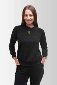 Кофта Світшот жіноча з Тризубом Vsetex Slim S