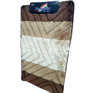 Комплект килимків для ванної "Brown Strike" 50х80 см
