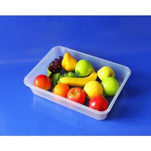 Лоток харчової прозорий Ал-Пластик №3 (6,5 л)
