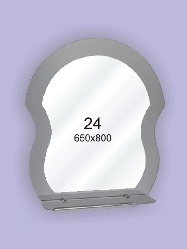 Дзеркало для ванної кімнати 650х800 Ф24 від компанії Інтернет-магазин "KOMAMI" - фото 1