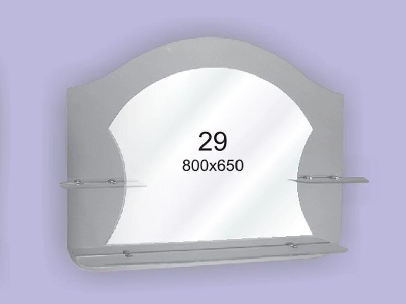 Дзеркало для ванної кімнати 800х650 Ф29 від компанії Інтернет-магазин "KOMAMI" - фото 1