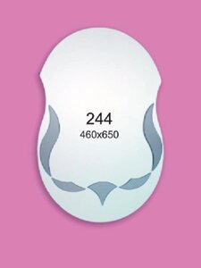 Дзеркало для ванної кімнати 460х650 Ф244