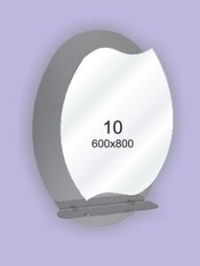 Дзеркало для ванної кімнати 600х800 Ф10