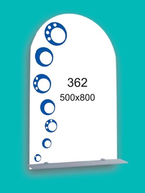 Зеркало для ванной комнаты 500х800 Ф362 від компанії Інтернет-магазин "KOMAMI" - фото 1