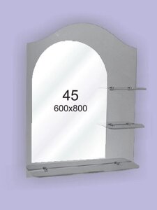 Дзеркало для ванної кімнати 600х800 Ф45