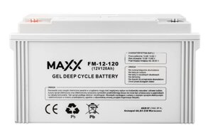 Гелевий акумулятор FM-12-120 Gel Deep Cycle Battery 12V 120Ah (B0002)