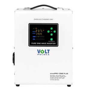 Джерело безперебійного живлення VOLT polska SINUS PRO-1200е PLUS lifepo4 12V 800/1200W (3SPM12012M) дбж ибп UPS