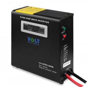 Джерело безперебійного живлення VOLT polska SINUS PRO - 500W 12V 300/500W (3SP095012W) дбж ибп UPS