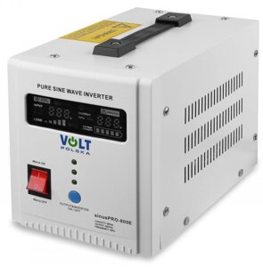 Джерело безперебійного живлення Volt Polska Sinus PRO-800Е 12V 500/800W (3SP080012E) ДБЖ ИБП UPS