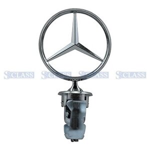 Емблема на капот Mercedes Benz W123 77-86/ W124 86-93/ W201 83-94, Wender Parts, M 124 880 00 86,