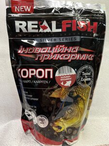 Рибальська прикормка RealFish "КОРОП" Кальмар-Восьминіг в Харківській області от компании Порибачим