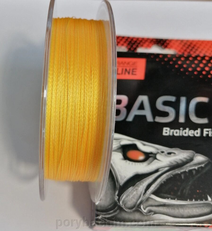 Шнур Select Basic PE 150m 0.10 mm 10lb/4.8 кг помаранчовий від компанії Порибачим - фото 1