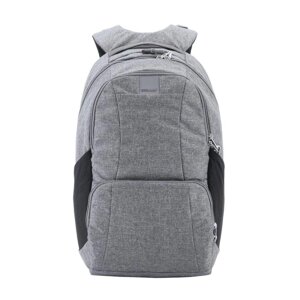 Рюкзак для ноутбука Pacsafe Metrosafe LS450 15 антизлодій 6 ступенів захисту темно-сірий меланж