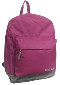Рюкзак молодіжний для школи та міста 28x39x12 см Wallaby 1351-23 бузковий