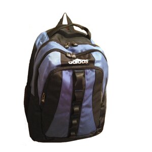 Рюкзак спортивний для школи та міста чорно-блакитний 9928