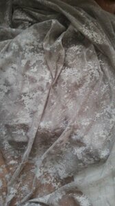 Тюль з мармуровим візерунком сірого кольору в Києві от компании "Шторы и тюль"  интернет-магазин