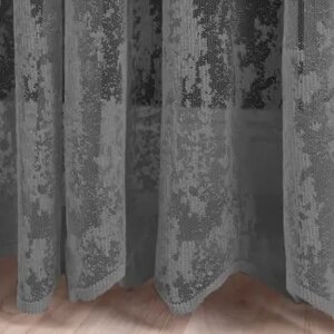 Тюль мармур графітового кольору в Києві от компании "Шторы и тюль"  интернет-магазин