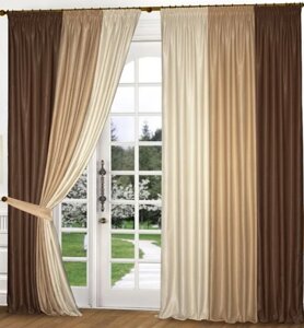 Готовые шторы из турецкой ткани красивый комплект для зала спальни, тюль дополнительно