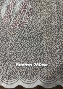 Тюль жакард павутинка біла в Києві от компании "Шторы и тюль"  интернет-магазин